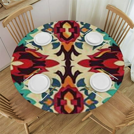 Ulloord Round Fitted Table Covers Elastic Edge Circle Tablecloth for Dining Party Holiday 54-58
Ulloord Round Fitted Table Covers Elastic Edge Circle Tablecloth for Dining Party Holiday 54-58