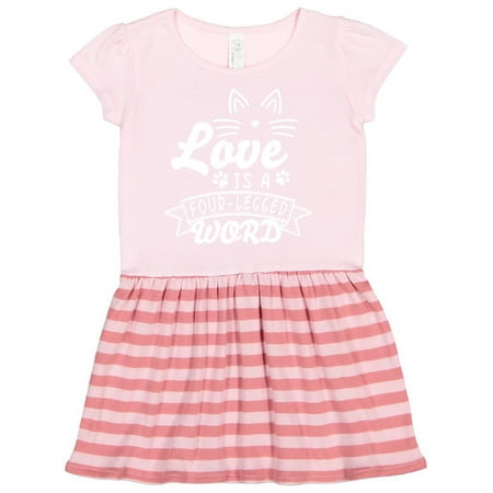 Inktastic Love is a 4 Legged Word with Cat Ears and Whiskers Gift Toddler Girl Dress
Inktastic Love is a 4 Legged Word with Cat Ears and Whiskers Gift Toddler Girl Dress