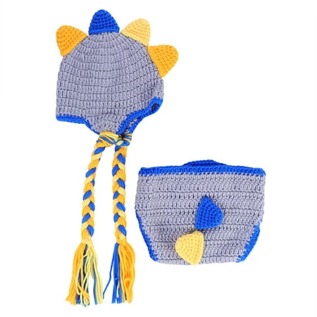 TOYMYTOY 1set 0-1 Year Baby Dinosaur Modeling Knitting Clothe Baby Cloth (The Light Blue)
TOYMYTOY 1set 0-1 Year Baby Dinosaur Modeling Knitting Clothe Baby Cloth (The Light Blue)