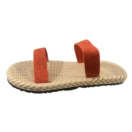 YanHoo Beach Flat Sandals for Women Two Strap Open Toe Slip-on Sandal Summer Casual Flax Slipper Shoes
YanHoo Beach Flat Sandals for Women Two Strap Open Toe Slip-on Sandal Summer Casual Flax Slipper Shoes