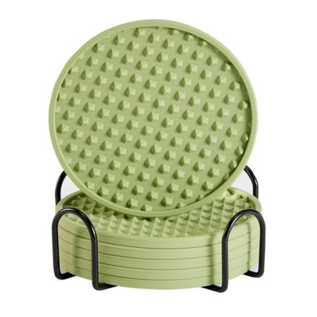 Julam Silicone Coasters Set of 8 with Holder Silicone Coasters Tabletop Protection for Any Table Type Wood Glass Stone Tables Dishwasher Safe Coasters for Drinks Fits Any Size of Drinking Glasses
Julam Silicone Coasters Set of 8 with Holder Silicone Coasters Tabletop Protection for Any Table Type Wood Glass Stone Tables Dishwasher Safe Coasters for Drinks Fits Any Size of Drinking Glasses