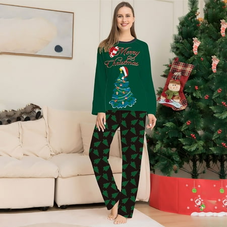 ZCFZJW Discount Family Matching Onesies Holiday Pajamas Set Green Merry Christmas Pullover Tops Long Sleeve Xmas Tree Graphic Tee Shirts and Long Pants Sleepwear Suit(Mom-S)
ZCFZJW Discount Family Matching Onesies Holiday Pajamas Set Green Merry Christmas Pullover Tops Long Sleeve Xmas Tree Graphic Tee Shirts and Long Pants Sleepwear Suit(Mom-S)