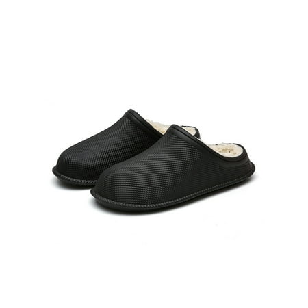 Ymiytan Women Men Clogs Slipper Plush Lined Warm Shoes House Slippers Daily Winter Shoe Breathable Memory Foam Slides Black 9.5-10
Ymiytan Women Men Clogs Slipper Plush Lined Warm Shoes House Slippers Daily Winter Shoe Breathable Memory Foam Slides Black 9.5-10