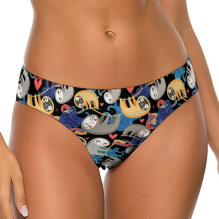 Fun Lovers with Sloths Women s Thongs Sexy T Back G-Strings Panties Underwear Panty
Fun Lovers with Sloths Women s Thongs Sexy T Back G-Strings Panties Underwear Panty