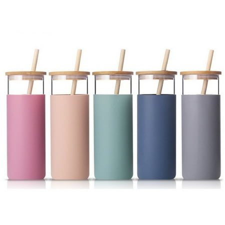 Cheers.US 500ml Glass Water Bottle with Straw and Lid Bamboo Lids Water Tumbler Iced Coffee Cup Reusable Wide Mouth Smoothies Cup
Cheers.US 500ml Glass Water Bottle with Straw and Lid Bamboo Lids Water Tumbler Iced Coffee Cup Reusable Wide Mouth Smoothies Cup