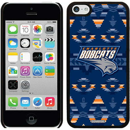 Charlotte Bobcats Tribal Print Design on Apple iPhone 5c Thinshield Snap-On Case by Coveroo