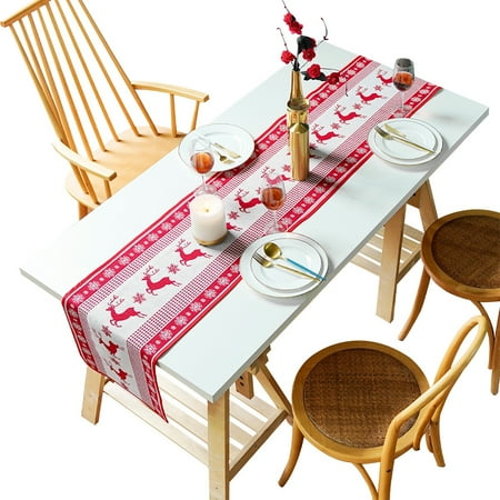 TureClos Xmas Table Runner Snownman Beautifully Dustproof Placemats Embroidered Tablecloth Household Holiday Party Wedding Layout Elk 35*240cm
TureClos Xmas Table Runner Snownman Beautifully Dustproof Placemats Embroidered Tablecloth Household Holiday Party Wedding Layout Elk 35*240cm