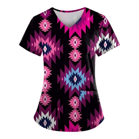 UDAXB Womens Nursing Scrub Tops Valentine s Day Love Heart Printed Working Uniform Short Sleeve V-Neck Workwear Blouse T-shirt with Pockets
UDAXB Womens Nursing Scrub Tops Valentine s Day Love Heart Printed Working Uniform Short Sleeve V-Neck Workwear Blouse T-shirt with Pockets