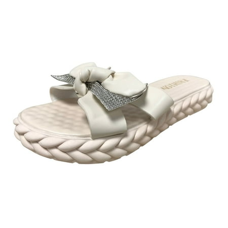 Youmylove Women Fashion Rhinestone Bow Leather Casual Flat Sandals Slippers Trendy Leisure Simple Shoes Female Footwear
Youmylove Women Fashion Rhinestone Bow Leather Casual Flat Sandals Slippers Trendy Leisure Simple Shoes Female Footwear
