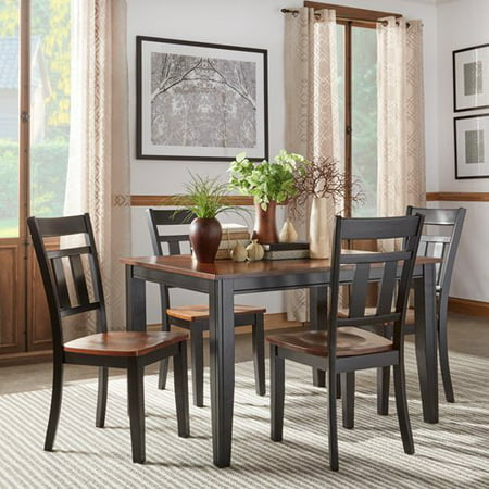 Homelegance Paxton 5 Piece Mission Extending Dining Table Set