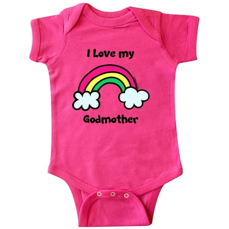 Inktastic I Love my Godmother Gift Baby Boy or Baby Girl Bodysuit