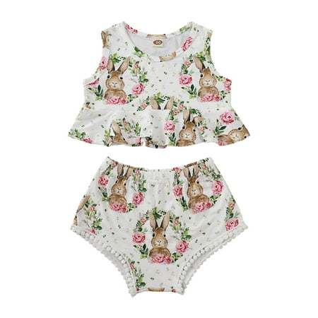 MPWEGNP Toddler Girls Easter Sleeveless Tops Cartoon Rabbit Prints Summer Short Pants Romper Outfits Little Girls Stuff Kids Sweat Girls
MPWEGNP Toddler Girls Easter Sleeveless Tops Cartoon Rabbit Prints Summer Short Pants Romper Outfits Little Girls Stuff Kids Sweat Girls