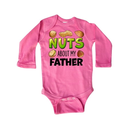Inktastic Nuts About My Father Peanut Almond Pistachio Gift Baby Boy or Baby Girl Long Sleeve Bodysuit
Inktastic Nuts About My Father Peanut Almond Pistachio Gift Baby Boy or Baby Girl Long Sleeve Bodysuit