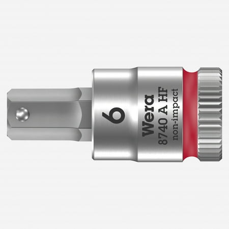 Wera 003337 8740 A Zyklop Bit Socket with 1/4 Drive with Holding Function 6.0 x 28 mm
Wera 003337 8740 A Zyklop Bit Socket with 1/4 Drive with Holding Function 6.0 x 28 mm