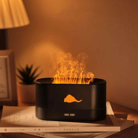 Tiitstoy Flame Diffuser Humidifier Portable-Noiseless Aroma Diffuser for Home Office Or Yoga Essential Oil Diffuser with No-Water Auto-Off Protection Black
Tiitstoy Flame Diffuser Humidifier Portable-Noiseless Aroma Diffuser for Home Office Or Yoga Essential Oil Diffuser with No-Water Auto-Off Protection Black