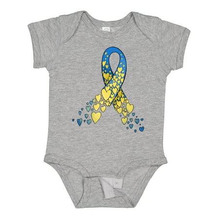 Inktastic Down Syndrome Awareness Blue and Yellow Hearts Ribbon Gift Baby Boy or Baby Girl Bodysuit
Inktastic Down Syndrome Awareness Blue and Yellow Hearts Ribbon Gift Baby Boy or Baby Girl Bodysuit