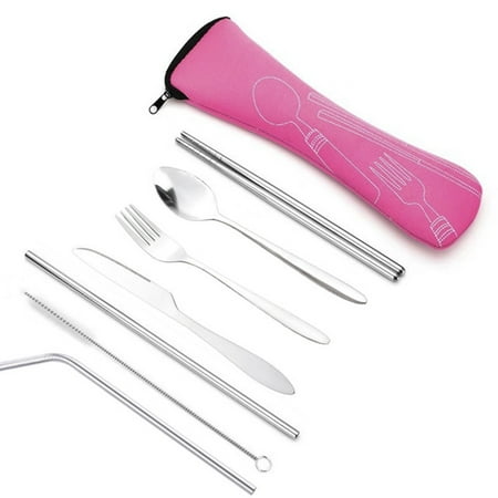 Fyjucpa Stainless Steel Tableware Kit Cutlery Set Portable Camping Office Travel Dinnerware Kitchen Knife Fork Spoon Chopsticks Dining Utensils
Fyjucpa Stainless Steel Tableware Kit Cutlery Set Portable Camping Office Travel Dinnerware Kitchen Knife Fork Spoon Chopsticks Dining Utensils
