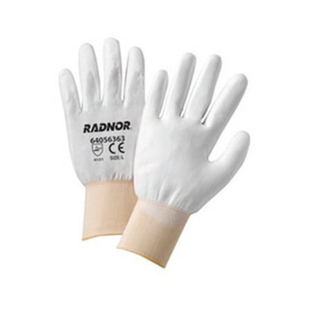 Radnor X-Large 13 Gauge White Polyurethane Palm Coated Work Gloves With White Nylon Liner And Knit Wrist - 12 Pairs/Dozen (5 Dozen)
Radnor X-Large 13 Gauge White Polyurethane Palm Coated Work Gloves With White Nylon Liner And Knit Wrist - 12 Pairs/Dozen (5 Dozen)