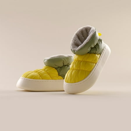 Color-block Home Shoes Thick Sole Snow Boots High Top Plush Lined Indoor Outdoor Shoes
Color-block Home Shoes Thick Sole Snow Boots High Top Plush Lined Indoor Outdoor Shoes