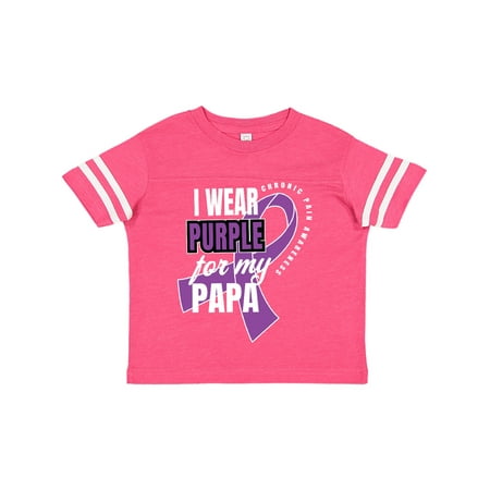Inktastic Chronic Pain I Wear Purple For My Papa Gift Toddler Boy or Toddler Girl T-Shirt
Inktastic Chronic Pain I Wear Purple For My Papa Gift Toddler Boy or Toddler Girl T-Shirt