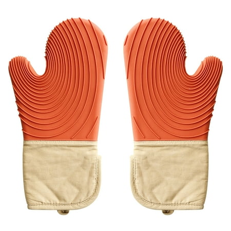 Silicone Oven Mitts Premium Silicone Slip Pot Holders Heat Resistant Useful Gift