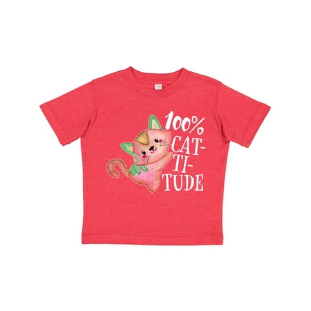 Inktastic 100 Percent Cattitude with Cute Cat Gift Toddler Boy or Toddler Girl T-Shirt
Inktastic 100 Percent Cattitude with Cute Cat Gift Toddler Boy or Toddler Girl T-Shirt