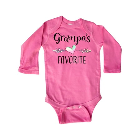 Inktastic Grampas Favorite- Heart Grandchild Gift Baby Boy or Baby Girl Long Sleeve Bodysuit
Inktastic Grampas Favorite- Heart Grandchild Gift Baby Boy or Baby Girl Long Sleeve Bodysuit