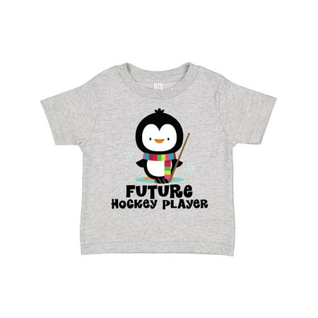 Inktastic Future Hockey Player Penguin Gift Toddler Boy or Toddler Girl T-Shirt
