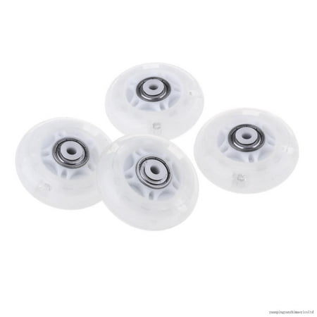 4 Pcs Outdoor Inline Roller Skates Skating Replacement 88A PU Wheel 64Mm