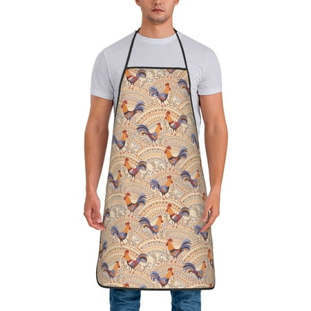 Gaeub Roosters In Floral Print Apron for Men and Women Waterproof Apron for Cooking Dishwashing Lab Butcher Dog Grooming
Gaeub Roosters In Floral Print Apron for Men and Women Waterproof Apron for Cooking Dishwashing Lab Butcher Dog Grooming