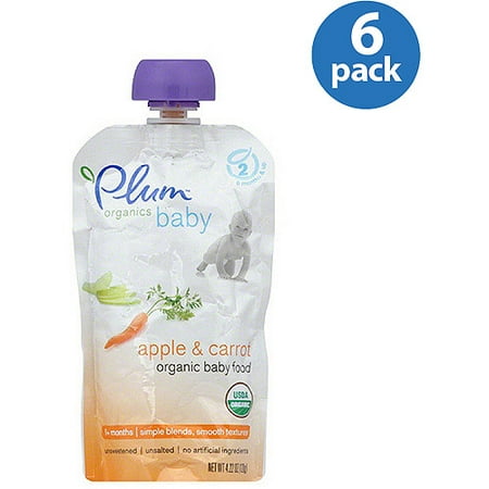 Plum Organics Apple & Carrot Stage Baby