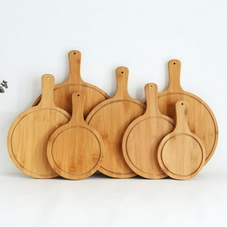 Jolly Multifunction Bamboo Pizza Board with Handle for Homemade Pizza Baking Bread Cutting Board/Cheese Serving Tray/Personal Pizza Tray
Jolly Multifunction Bamboo Pizza Board with Handle for Homemade Pizza Baking Bread Cutting Board/Cheese Serving Tray/Personal Pizza Tray