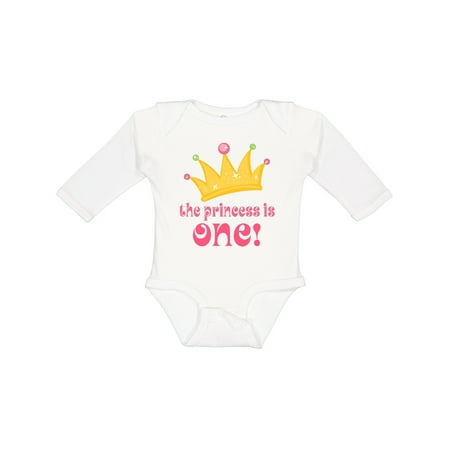 Inktastic Cute Princess is One 1st Birthday Gift Baby Girl Long Sleeve Bodysuit
Inktastic Cute Princess is One 1st Birthday Gift Baby Girl Long Sleeve Bodysuit