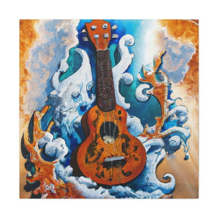 The Ukelele Player - Canvas