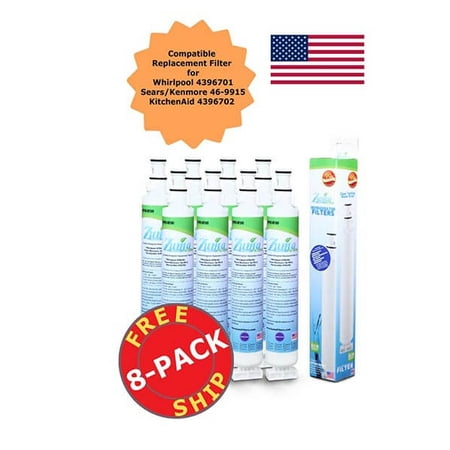 Zuma Filters™ Brand Refrigerator Water and Ice Filter compatible with Sears® 046-9915 (8 Pack) OPFW3-RF300
Zuma Filters™ Brand Refrigerator Water and Ice Filter compatible with Sears® 046-9915 (8 Pack) OPFW3-RF300