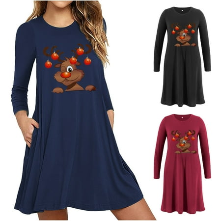 Tejiojio Maternity/Labor/Nursing Clothing Clearance Women Maternity Wear Christmas Deer Head Printed Long Thickened Long Sleeve Round Neck Pocket Dress
Tejiojio Maternity/Labor/Nursing Clothing Clearance Women Maternity Wear Christmas Deer Head Printed Long Thickened Long Sleeve Round Neck Pocket Dress