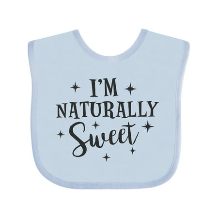 Inktastic Im Naturally Sweet Diabetes Awareness Gift Baby Boy or Baby Girl Bib