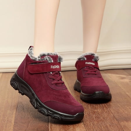 Womens Boots Winter Warm Toe Snow Non Slip Flat Women Sport Flock Round Boots Fashion Keep Shoes Women s Boots Red 8.5 Boots for Women
Womens Boots Winter Warm Toe Snow Non Slip Flat Women Sport Flock Round Boots Fashion Keep Shoes Women s Boots Red 8.5 Boots for Women