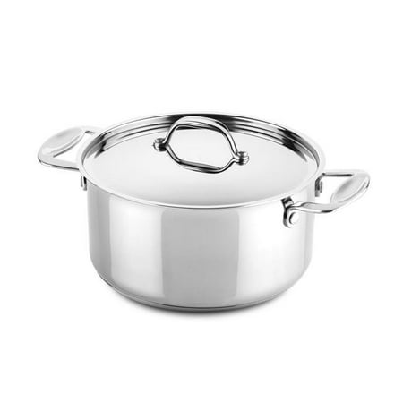 2 in. Glamour Diamond Casserole Soup Pot with Lid