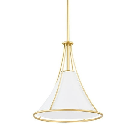 1 Light Small Pendant-13.5 Inches Tall And 12 Inches Wide-Aged Brass Finish Mitzi H645701s-Agb
1 Light Small Pendant-13.5 Inches Tall And 12 Inches Wide-Aged Brass Finish Mitzi H645701s-Agb