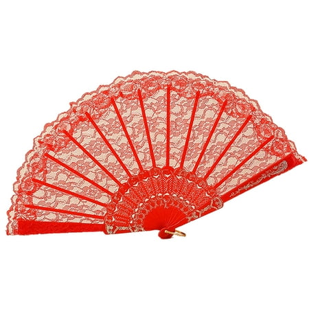 Farfi Folding Fan Exquisite Retro Smooth Opening Lolita Folding Lace Fan Outdoor Supply (Red)
Farfi Folding Fan Exquisite Retro Smooth Opening Lolita Folding Lace Fan Outdoor Supply (Red)