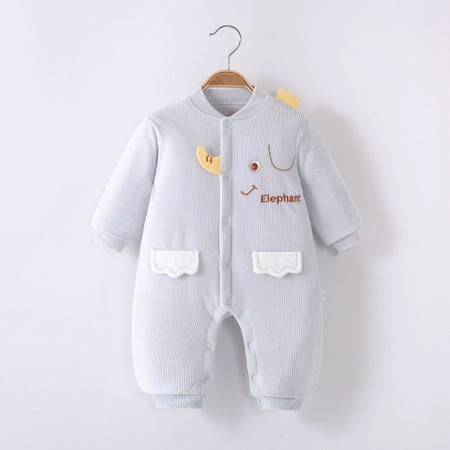 Gelide Baby Jumpsuit Born Baby Winter Cotton Warm Jumpsuit Newborn Thickened Boneless Coat Cotton-padded Jacket Light Blue
Gelide Baby Jumpsuit Born Baby Winter Cotton Warm Jumpsuit Newborn Thickened Boneless Coat Cotton-padded Jacket Light Blue