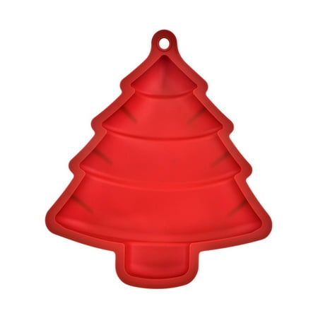 KEUSN Christmas Tree Cake Molds Silicone Cookie Molds Home Cake Molds Chocolate Molds