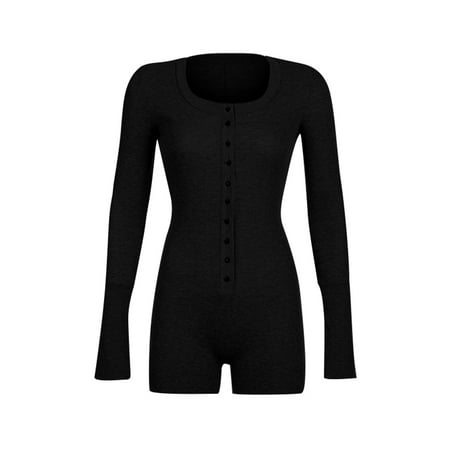 Women s Long Sleeve Knit Romper Casual Slim Fit Stretch Jumpsuit With V Neck And Shorts For A Sporty Look
Women s Long Sleeve Knit Romper Casual Slim Fit Stretch Jumpsuit With V Neck And Shorts For A Sporty Look