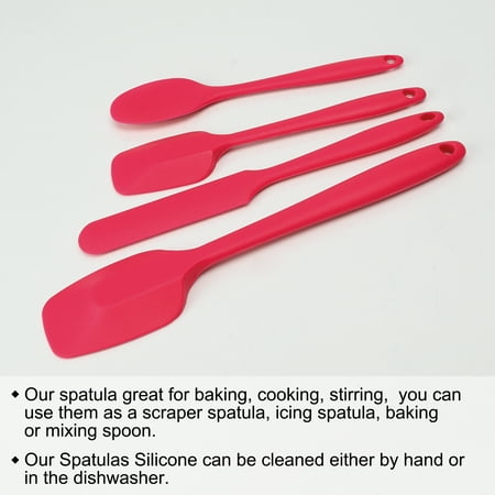 Kitchen Cooking Silicone Spatula Set Heat Resistant Turner Scraper Baking Utensils Red 4 Pieces
Kitchen Cooking Silicone Spatula Set Heat Resistant Turner Scraper Baking Utensils Red 4 Pieces