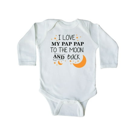 Inktastic I Love My Pap Pap To The Moon and Back Gift Baby Boy or Baby Girl Long Sleeve Bodysuit
Inktastic I Love My Pap Pap To The Moon and Back Gift Baby Boy or Baby Girl Long Sleeve Bodysuit
