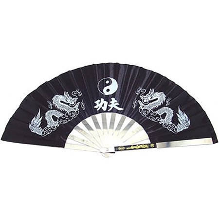 Stainless Steel Tai Chi Fan Chinese Style Widely Used Kung Fu Fan