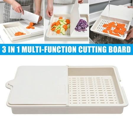 3-in-1 Chopping Board Kitchen Drain Flip Cutting Boards Cutting Board Multi-function Home Supplies
3-in-1 Chopping Board Kitchen Drain Flip Cutting Boards Cutting Board Multi-function Home Supplies