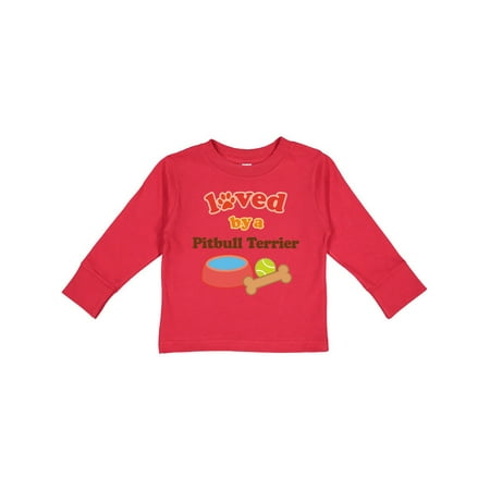 Inktastic Pitbull Terrier Loved By A (Dog Breed) Gift Toddler Boy or Toddler Girl Long Sleeve T-Shirt
Inktastic Pitbull Terrier Loved By A (Dog Breed) Gift Toddler Boy or Toddler Girl Long Sleeve T-Shirt