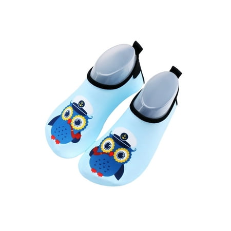 UKAP Unisex Kids Barefoot Water Skin Shoes Aqua Socks for Beach Swim Surf Yoga